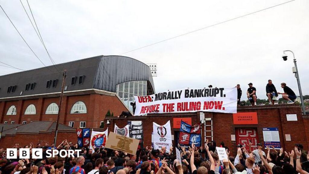 Crystal Palace Fans Rally in Protests Against UEFA Europa League Decision