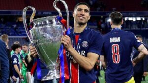 Achraf Hackimi set to miss the Ballon D’or gala tonight