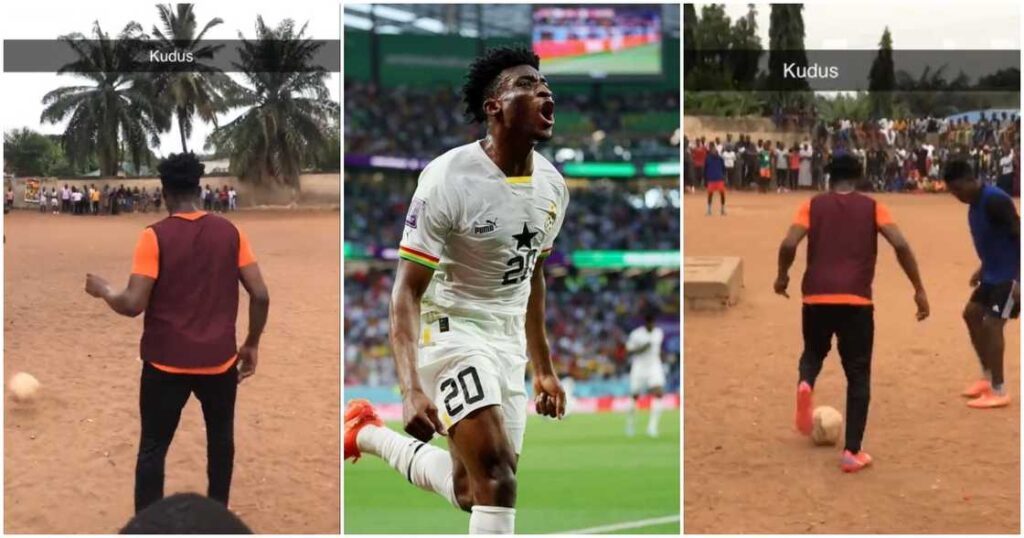 ack where it all began: Mohammed Kudus returns to the streets of Nima, reliving the pitches that shaped his rise to stardom