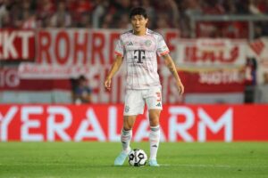 Kim Min-Jae in action for Bayern Munich