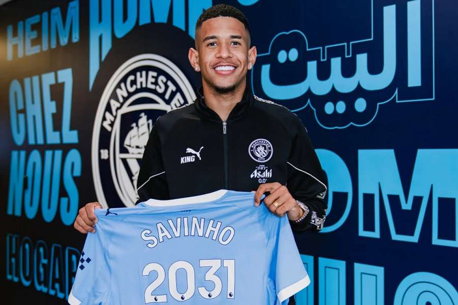 Savinho lays out playing ambitions after penning new Man City deal