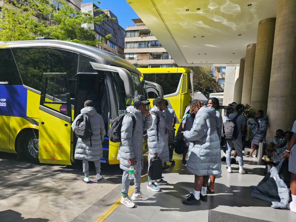 Flying Eagles Arrive in Santiago for Round of 16 Clash with Argentina