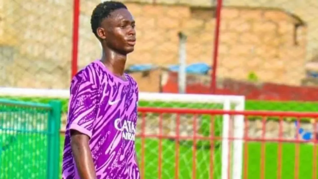 18-year-old Senegalese goalkeeper, Cheikh Toure