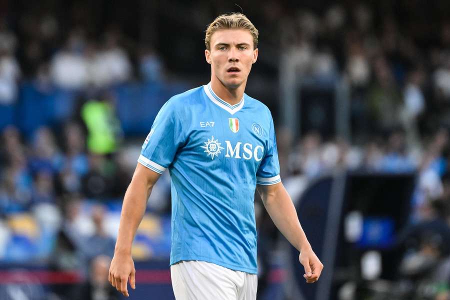 Conte says Hojlund can be a "star" as Napoli seek to keep him for the long term