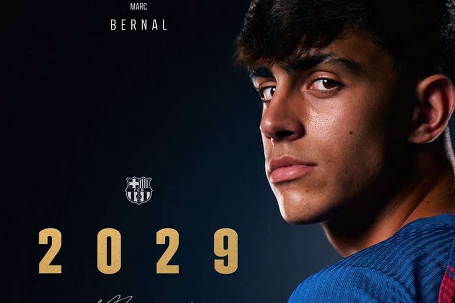 Bernal signs new Barcelona deal: Most beautiful day of my life