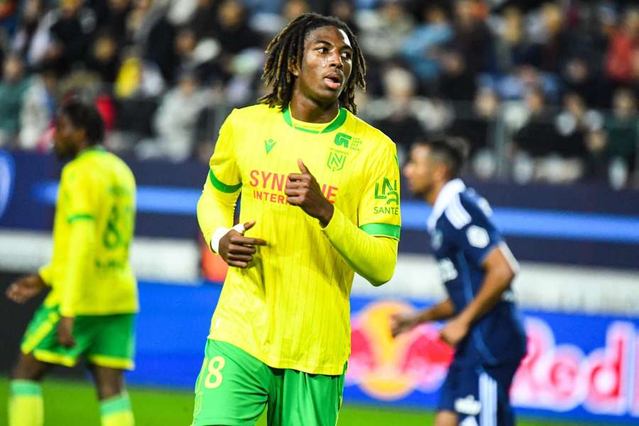 Nantes defender Tati reacts to Barcelona interest