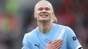 Manchester City striker Erling Haaland