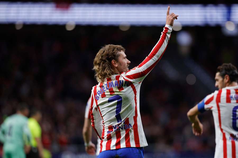 Antoine Griezmann came off the bench to score twice for Atletico Madrid