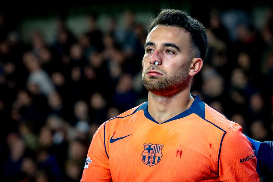 Eric Garcia during the match between Club Brugge and FC Barcelona