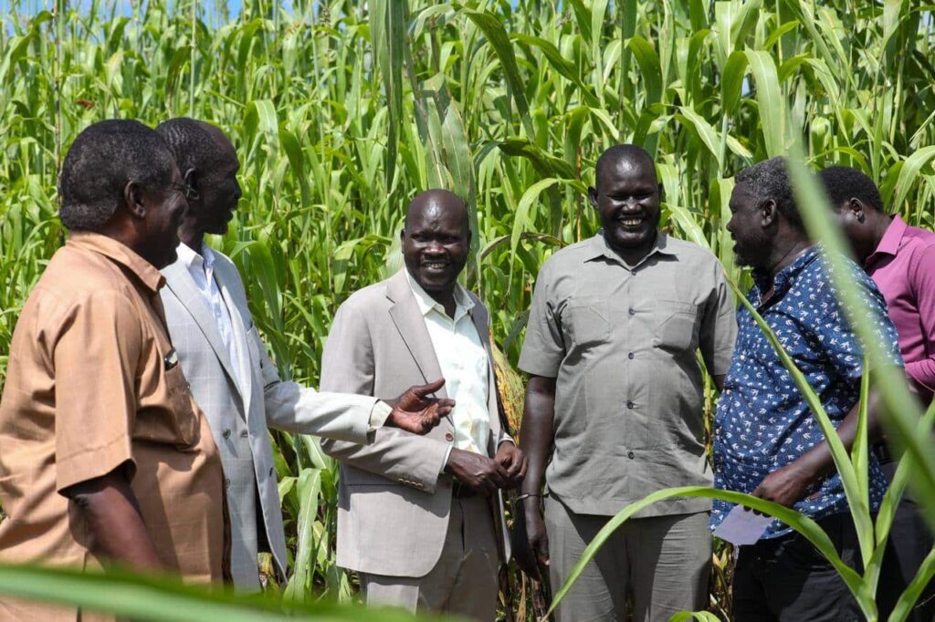 SSFF delegates at the site of the proposed Technical center