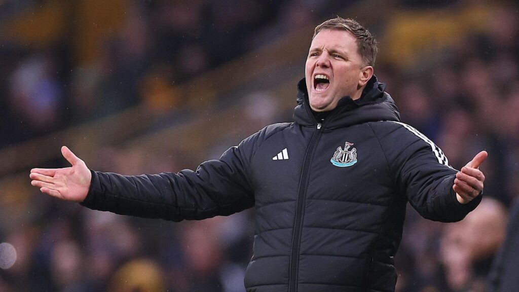 Newcastle United head coach Eddie Howe