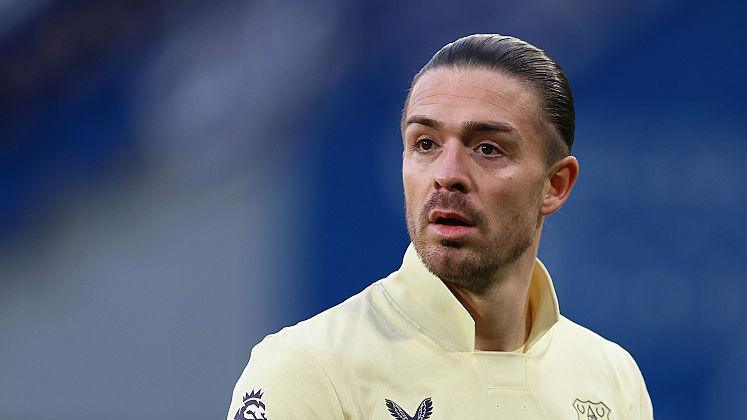 Everton midfielder Jack Grealish