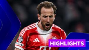 Champions League Recap: Harry Kane Shines with Two Goals in Bayern Munich's 4-1 Victory Over Atalanta, Advancing 10-2 on Aggregate to Quarter