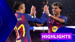 Barcelona Triumphs Over Newcastle United 7-2 in Champions League Highlights (8