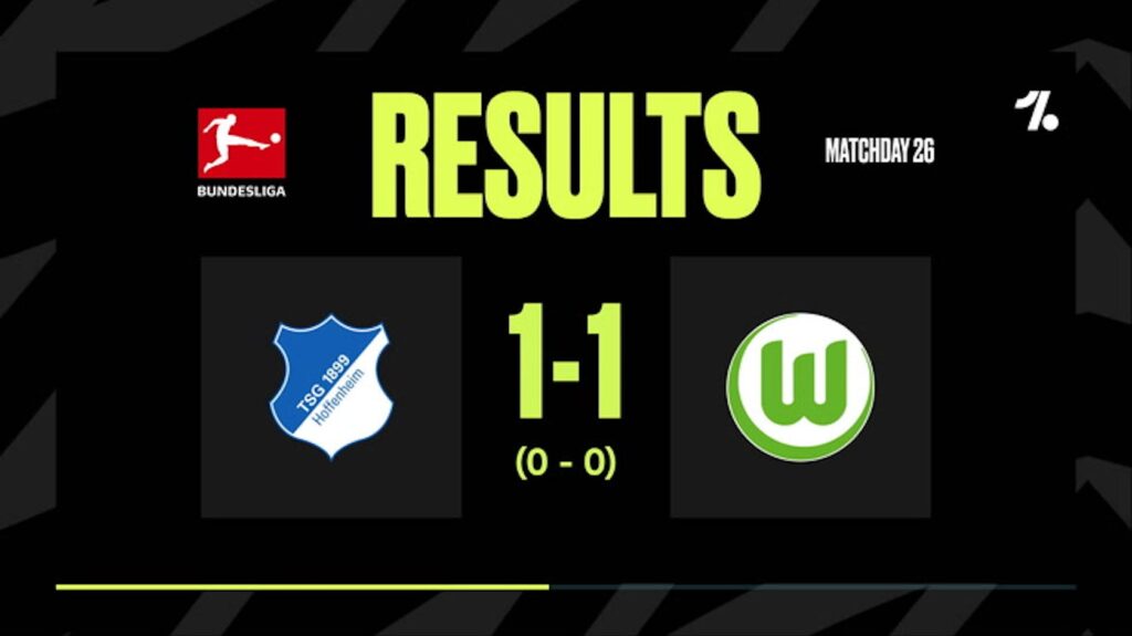 Key Highlights: Hoffenheim Draws 1