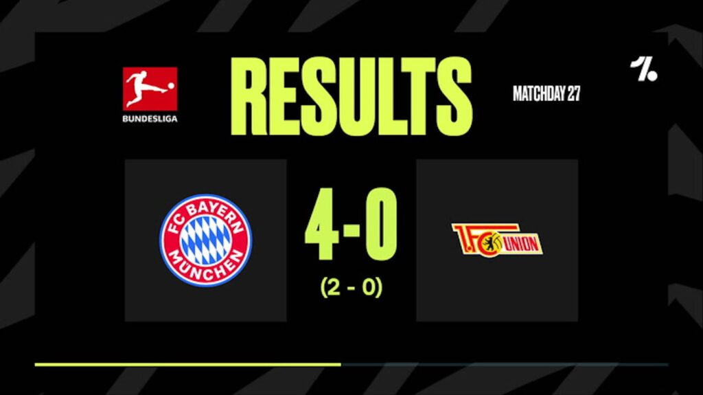 Bayern Munich Dominates Union Berlin with a 4