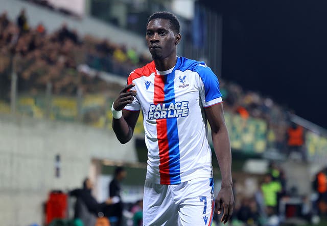 Article image:Ismaila Sarr double sends Crystal Palace through to Conference League last eight