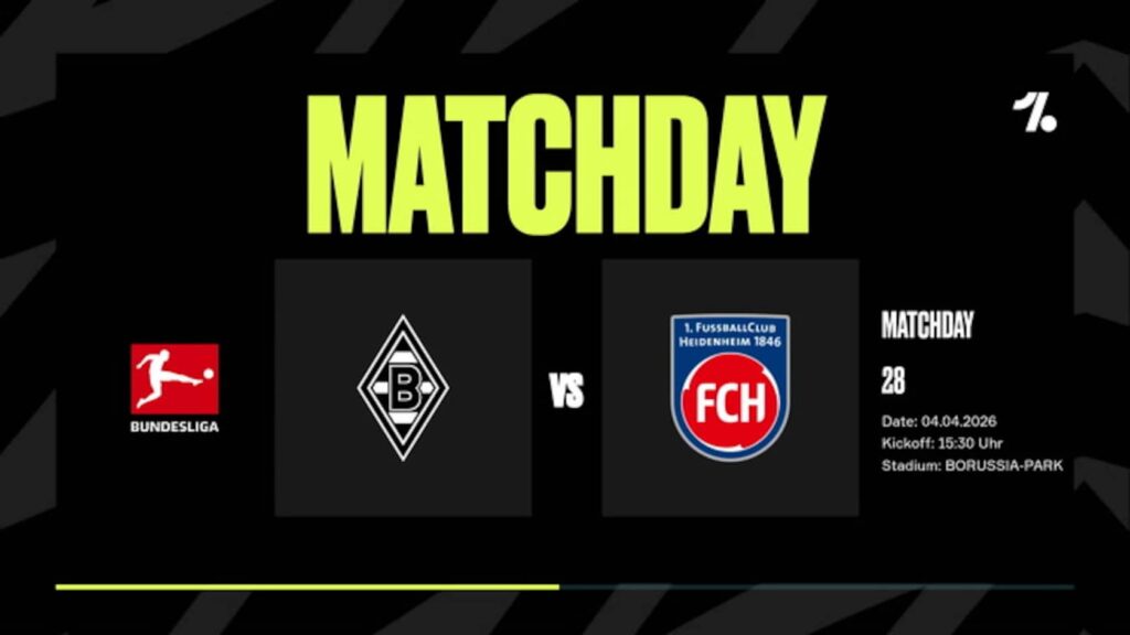 Exciting Matchup: Borussia Mönchengladbach Taking on Heidenheim